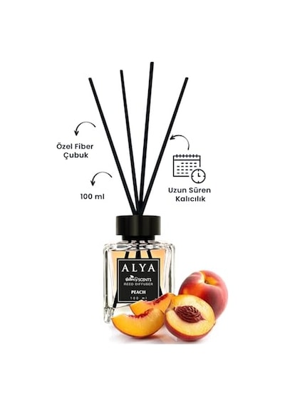 Nature's Scents Peach Bambu Çubuklu Oda Kokusu- Şeftali Kokusu Acıbadem