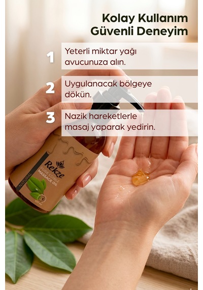"çilek Aromalı & Natural 120 Ml Vücut Masaj Yağı Doğal, Rahatlatıcı Ve Nemlendirici" - 298182468
