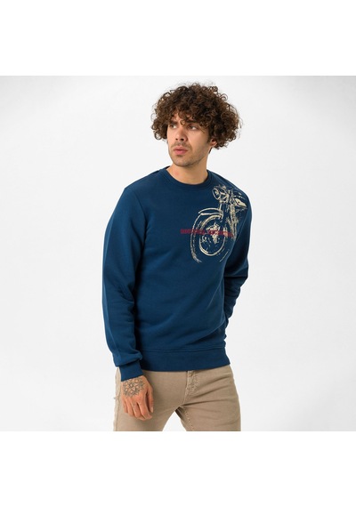Routefıeld Routefield Erkek Sweatshirt Harv Lacivert 079 Lacivert