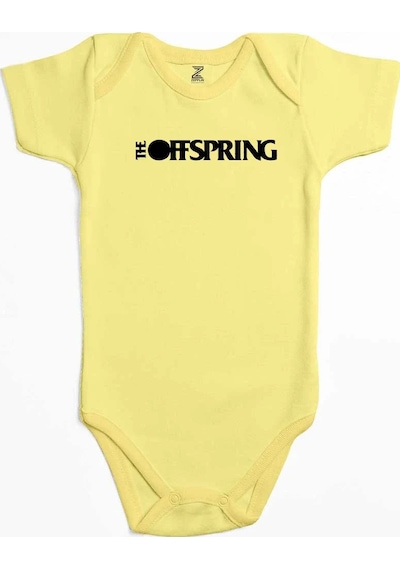 Zepplin Giyim The Offspring Text Mavi Bebek Body Zıbın