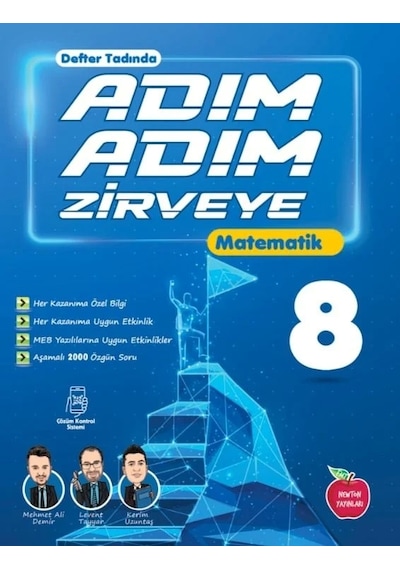 Newton Yayınları 8. Sınıf Matematik Adım Adım Zirveye Soru Bankası Yeni
