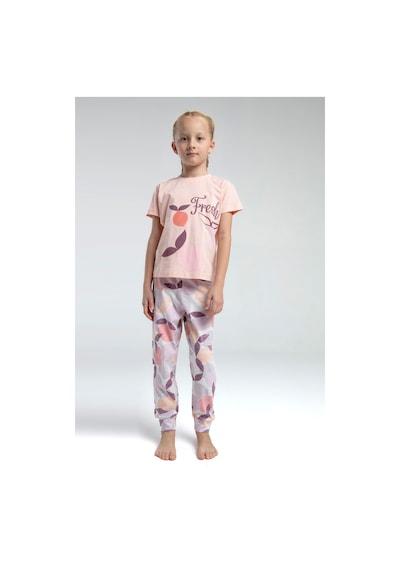 Rolypoly Kız Çocuk Pembe Pijama Takımı Pembe