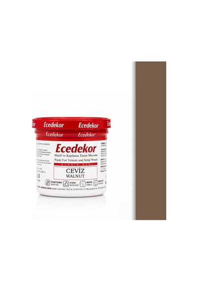 Ceviz Ecedekor Ahşap Dolgu Macunu Bardak 200gr 200 G