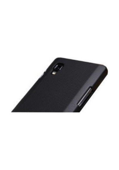 Nillkin Optimus L9 İle Uyumlu Sert Kauçuk Kılıf Siyah
