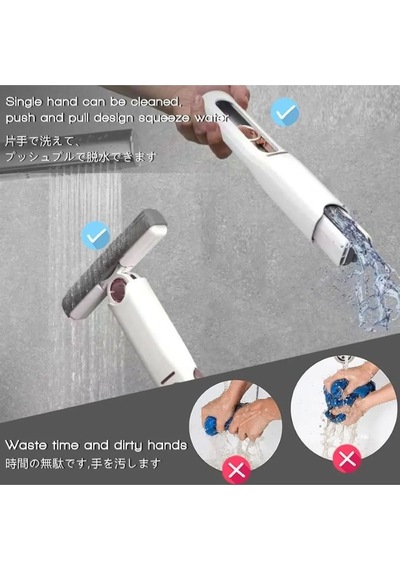 Xesha Kendinden Sıkmalı Mop Mini Mop Sıkmalı Mop Üçgen Mop