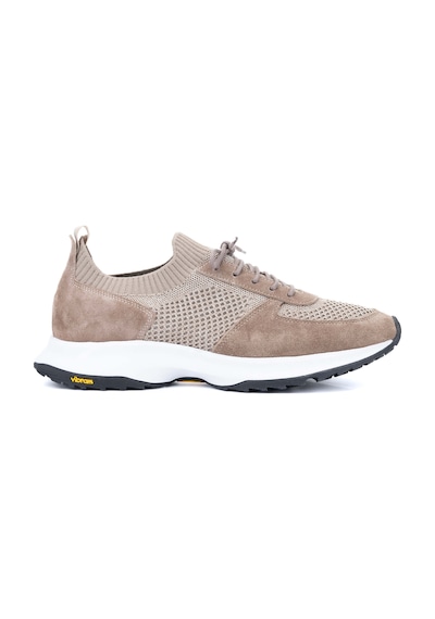 Tamer Tanca Erkek Deri & Tekstil Vizon Sneakers & Spor Ayakkabı 698 1090-2 Erk Ayk Y24 Vızon Trk Vizon