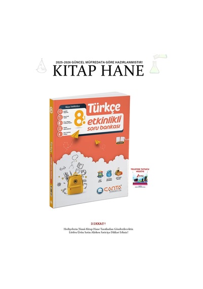 Çanta 2025-2026 8. Sınıf Türkçe Etkinlikli Soru Bankası Analitik