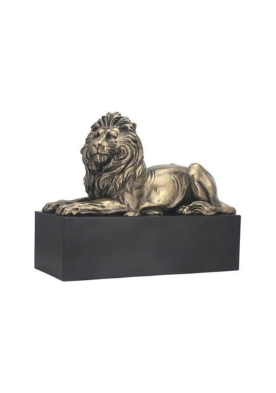 Wise Hayvanlar Alemi-wıse Kaide Üzerinde Uzanan Aslan-22x9x17 Cm