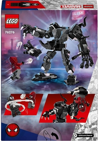 LEGO® Marvel Venom Robot Zırhı Miles Morales’e Karşı 76276 6+ Yaratıcı Oyuncak Yapım Seti - 134 Parça