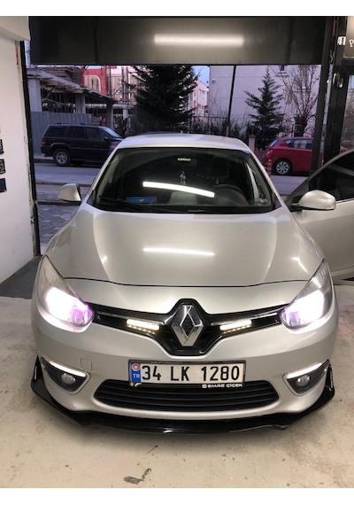 Renault Fluence Ön Lip 3 Parça Voltex Parlak Siyah