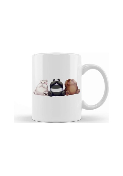 We Bare Bears 01 Kupa Bardak Porselen No22761 Karışık