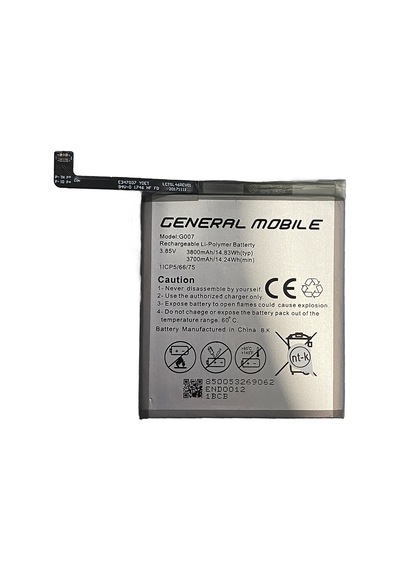 General Mobile Gm9 Pro için General Mobile Nt-92769 3750 Mah Bata