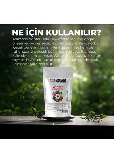 Doğal Bitki Çayları Winter Kış Bitki Çayı Rooibos Hibiskus Bitkisel Çay 50 Gr