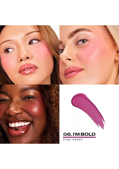 Sacheu Cheek Stay-n Uzun Süre Kalıcı Likit Allık 06 I'm Bold 10 ML