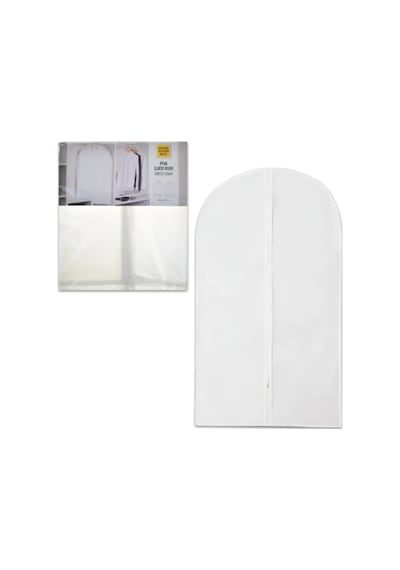 Abiye Elbise Kılıfı 60x100cm Siyah - Beyaz Su Geçirmez Dress Cover Plastik Siyah Cn Diğer