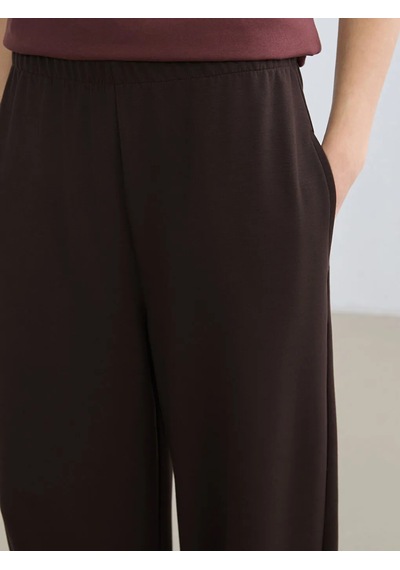 Lc Waikiki Kahverengi Soft Touch Kadın Jogger Eşofman Altı