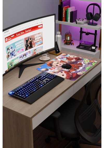 Klee Genshin Impact Anime Gacha V3 - 48x40 Xl Gaming Mouse Pad Fare Altlığı