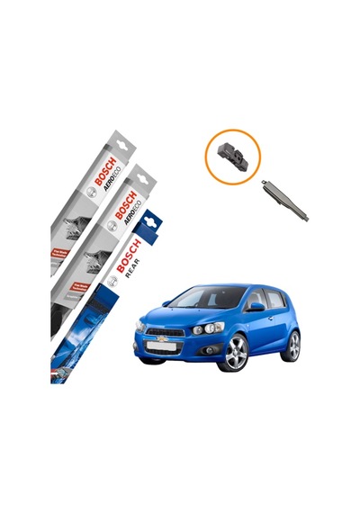 Chevrolet Aveo Hb Muz Silecek Ön ve Arka Bosch Aeroeco 2011-2017