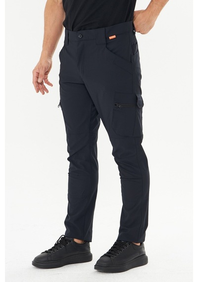Orange Safety Rip Stop Likrali Atak Pantolon Lacivert