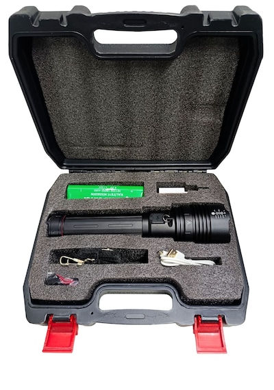8000 Lümen 12 Saat Kesintisiz Aydınlatma Gold Silver Gs-14600 80w Şarjlı Alüminyum Lazer Fener - 18000 Mah Çantalı Set Siyah 8000 Lümen 12 Saat Kesintisiz Aydınlatma Gold Silver Gs-14600 80w Şarjlı Alüminyum Lazer Fener - 18000 Mah Çantalı Set Siyah