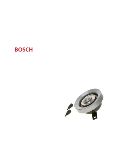 Büyük Kafa Mikrofon Korna 12v 300/375 Hz 2 Adet / Set Bosch 0320223911