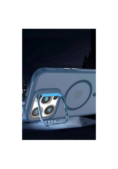 Joko Apple İphone 16 Plus Flet Lens Magsafe Kapak - Siyah 0.2M-Çok Renkli