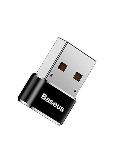 Bilgisayar/telefon Mini Hub Adaptörü, Siyah, 3a, Giriş: Usb Type A 2.0, Çıkış: Usb Type C,seyahat Boy, Hafif