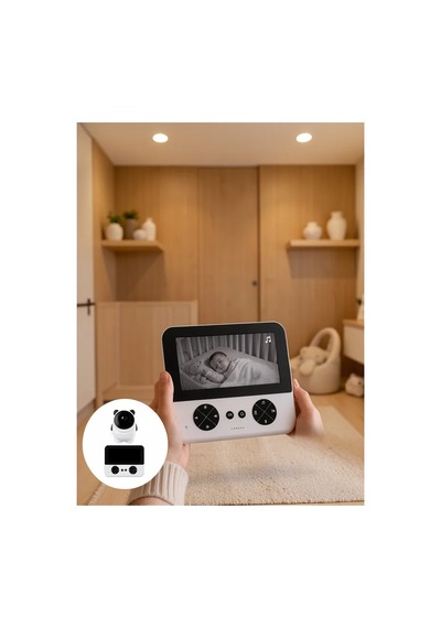 Astraltech Uzaktan Kontrollü Hd Bebek Kamerası 720p Zoom Sıcaklık Sensörlü Diğer