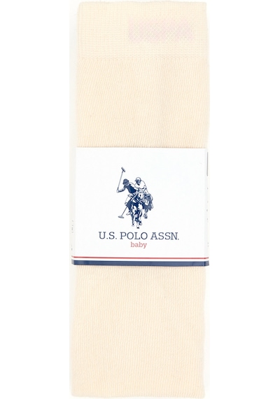 U.s. Polo Assn. Kız Çocuk Krem Çorap Külotlu 50318111-vr071 Krem