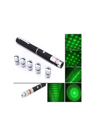 Yeşil Lazer 5 Başlıklı (Green Laser Point )- Yeşil