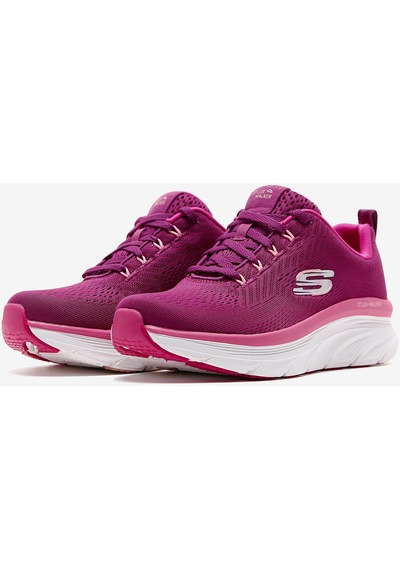 Skechers D'Lux Walker - Fresh Finesse Kadın Gül Kurusu Spor Ayakkabı 149368 Plum Bordo