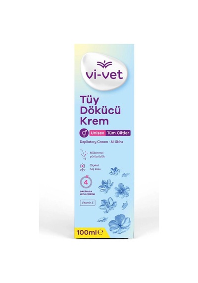 Tüy Dökücü Krem Unisex Tüm Ciltler 100ml