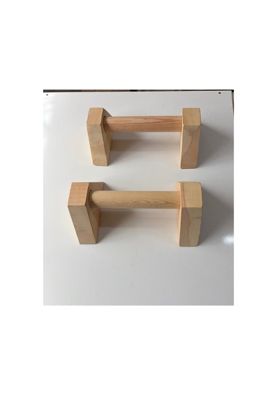 Ahşap Fitness Ekipmanları Standları 14x30x11cm Renksiz
