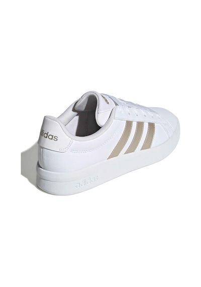 Adidas Grand Court Base 3.0 Beyaz Kadın Sneaker Beyaz-altın Adidas Grand Court Base 3.0 Beyaz Kadın Sneaker Beyaz-altın