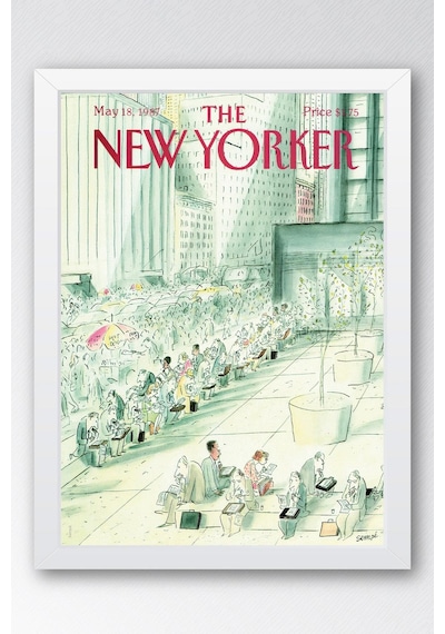 The New Yorker Çerçeveli Tablo May 18 1987