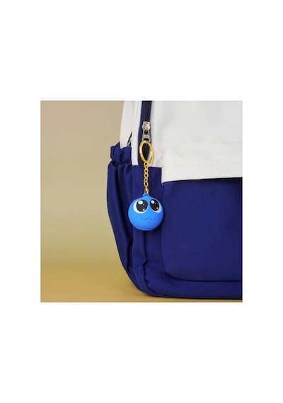Premium Emoji Anahtarlık & Çanta Aksesuarı 3d Baskı Mavi