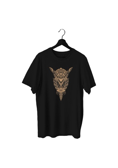 Bluu Owlx Sporcu T-Shirt Bisiklet Yaka (528819259) Siyah