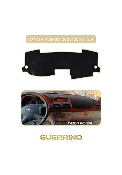 Toyota Avensis 2003-2008 T250torpido Koruma Halısı Bej Kenar