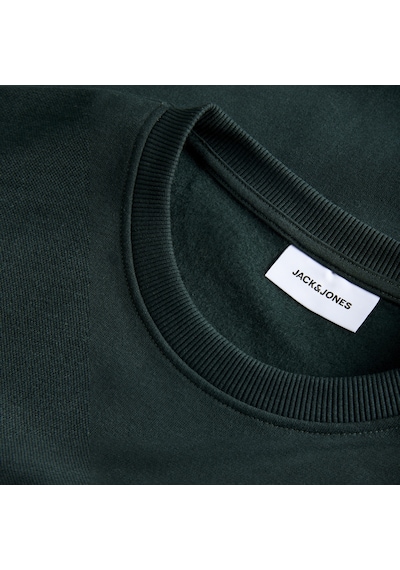 Jack & Jones Erkek Gögüs Baskili Regular Fit Bisiklet Yaka Sweatshirt - Rush - 12298426 Çok Renkli