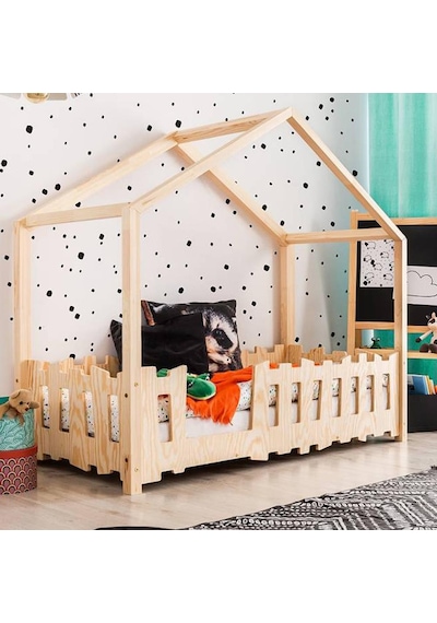 Markaawm Markaawm Montessori Yatak Masif Çocuk Karyola Bebek Beşik Vegas Akçaağaç