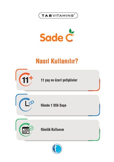 Tabvitamins Sade C Direkt 30 Stik Saşe