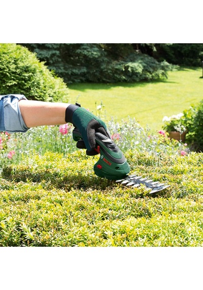 Home And Garden 060083310c Isio Batarya Çim Düzeltici Seti 3,6 Volt, Bıçak Uzunluğu 12 Cm, Bıçak Aralığı 8 Mm, Xl Bahçe Eldivenleri Dahil - Amazon Edition