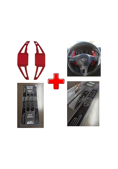 Kia Opirus Uyumlu Kapı Eşiği Ve F1 Kulakçık Vites Kolu (554409808)