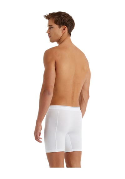 Blackspade Erkek Retro Büyük Beden Boxer Tender Cotton 9216 Beyaz
