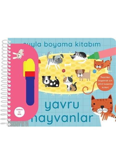 Suyla Boyama Kitabım / Yavru Hayvanlar