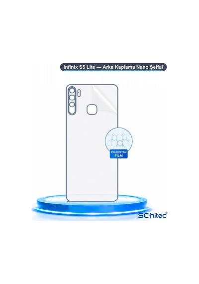 Schitec Infinix S5 Lite Uyumlu Arka Yüzey Hidrojel Koruyucu Film 39542406