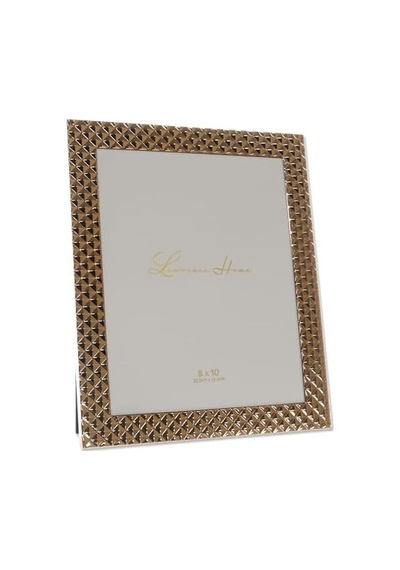 Frames Elmas Desenli Cilalı Metal Resim Çerçevesi, 8x10, Altın