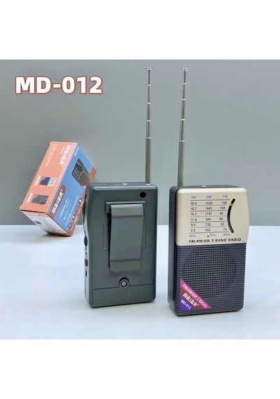 Rose Şarjlı Cep Radyosu - Fm Radyo, Deprem Radyosu Taşınabilir Küçük Radyo Md-012