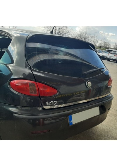 Alfa Romeo 147 Krom Bagaj Alt Çıtası Formlu Paslanmaz Çelik N11.4602