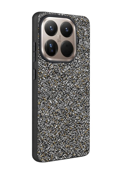 Onegif Xiaomi Mi 15t Pro Bright Simli Kapak - Gold Renkli